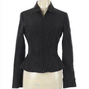 Armani Collezioni Brown Peplum Jacket